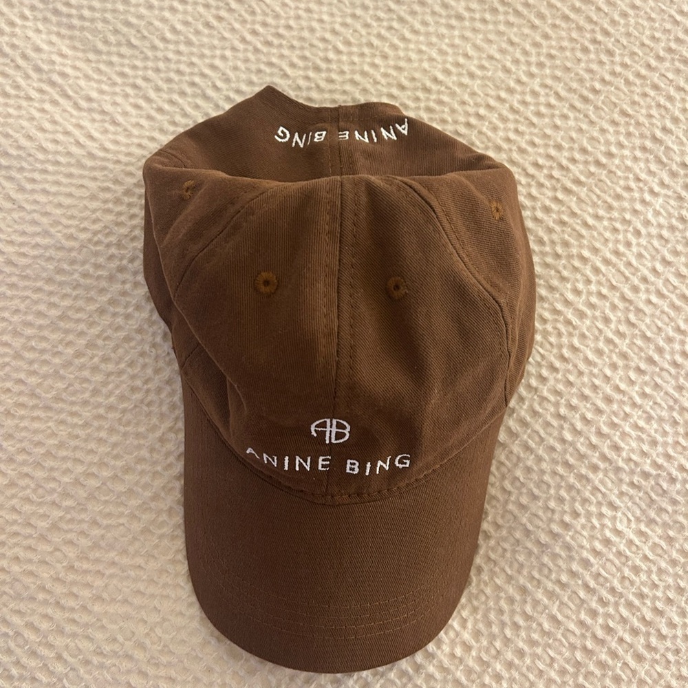 Anine Bing Brown Baseball Hat